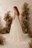 Load image into Gallery viewer, Vivienne Cape Wedding Dress, Statement Bridal Gown with Dramatic Draped Detail image 2