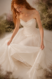 Load image into Gallery viewer, Vivienne Cape Wedding Dress, Statement Bridal Gown with Dramatic Draped Detail image 4