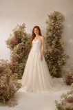 Load image into Gallery viewer, Vivienne Cape Wedding Dress, Statement Bridal Gown with Dramatic Draped Detail image 5