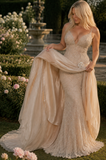 Load image into Gallery viewer, Willa Boho Wedding Dress, Ethereal Bridal Gown for Outdoor Ceremony image 4
