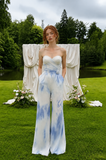 Load image into Gallery viewer, Winslet Cape Wedding Dress, Statement Bridal Gown with Dramatic Draped Detail image 4