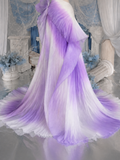 Load image into Gallery viewer, Winslet Long Sleeve Wedding Dress, Modest Bridal Gown with Elegant Train image 2