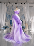 Load image into Gallery viewer, Winslet Long Sleeve Wedding Dress, Modest Bridal Gown with Elegant Train image 3