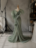 Load image into Gallery viewer, Xanthe Long Sleeve Wedding Dress, Modest Bridal Gown with Elegant Train image 4