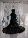 Load image into Gallery viewer, Yasmin Boho Wedding Dress, Ethereal Bridal Gown for Outdoor Ceremony image 4