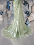 Load image into Gallery viewer, Yvette Boho Wedding Dress, Ethereal Bridal Gown for Outdoor Ceremony image 2