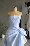 Load image into Gallery viewer, Zara Cape Wedding Dress, Statement Bridal Gown with Dramatic Draped Detail image 1
