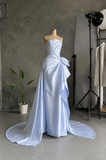Load image into Gallery viewer, Zara Cape Wedding Dress, Statement Bridal Gown with Dramatic Draped Detail image 4