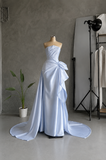 Load image into Gallery viewer, Zara Cape Wedding Dress, Statement Bridal Gown with Dramatic Draped Detail image 7