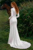 Load image into Gallery viewer, Zara Romantic Lace Wedding Dress, Elegant A-Line Bridal Gown with Soft Train image 3