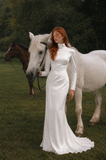 Load image into Gallery viewer, Zara Romantic Lace Wedding Dress, Elegant A-Line Bridal Gown with Soft Train image 6