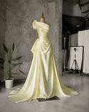 Load image into Gallery viewer, Zinnia Cape Wedding Dress, Statement Bridal Gown with Dramatic Draped Detail image 4