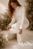 Load image into Gallery viewer, Zinnia Romantic Lace Wedding Dress, Elegant A-Line Bridal Gown with Soft Train image 5